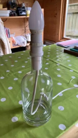 Ikea STRÅLA lamp holder adapter for bottles