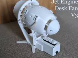 Jet Engine Desk Fan V3