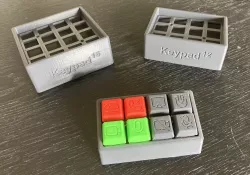 Keypad with 8, 12 or 16 switches for Raspi Pico