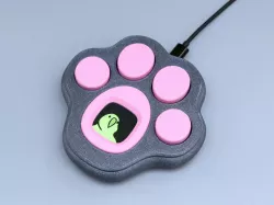 Kitty Paw Print Keypad