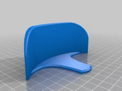 Large curve hat hook