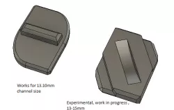 Led strip holders