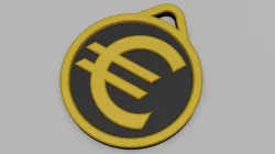 LLAVERO MONEDA € PARA CARRITOS