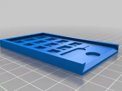 Nano Sim Card Storage Box With Tool Slot