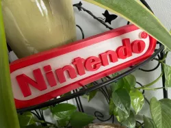 Nintendo Logo shelf piece 