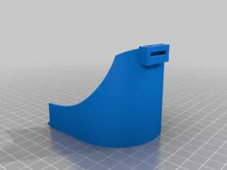 old-school eskimo snow goggles cut in half with joints for smaller printers