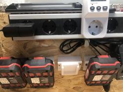 Akkuhalter und Adapter - Batterie holder / Wall mount Lidl
