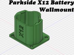 Imprimir en 3D Adaptador de soporte de batería para herramientas Parkside  con sistema de batería de 12 V y herramientas de la serie Performance •  Hecho con una impresora 3D Ender 3・Cults