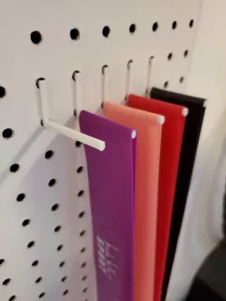 Peg Board Hook For Mini Resistance Bands