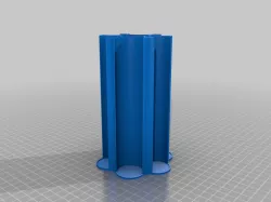 Plastic bottle cap holder