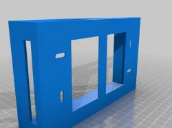 Raspberry Pi Display Flush-Mount wall case