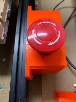 Removeable coaxial power plug Emergency Stop 3018