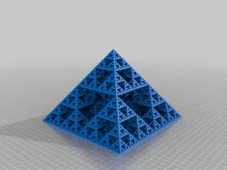 Sierpinski pyramid lamp