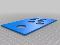 Six Button Arcade Control Layout Template