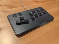 Slimbox M: mixbox-layout low profile fightstick