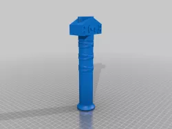Sokka's Space Sword (fits 1/2" pvc pipe)