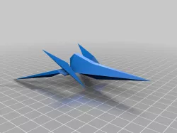 Star Fox Arwing Cinematic Model