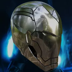 Superior Iron Man Inspired Concept Helmet