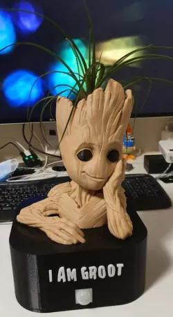 Talking Groot Pot Plant