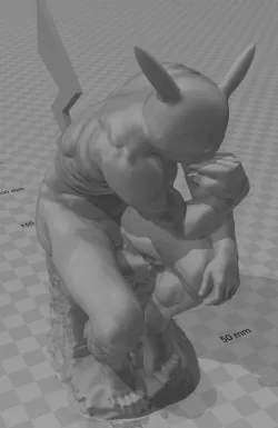 The Thinker- Pikachu Edition