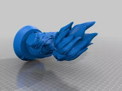 Vegeta Bust with Base remixed