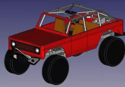 W2D-VI Bronco Style SCX10 Clone Body