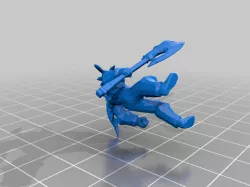 Warrior with Destroyer Armor