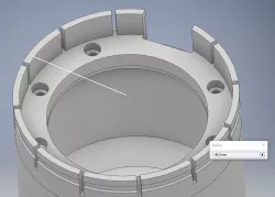 Water Meter / Remix for 100mm water meter ESP32-CAM