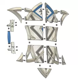 Zora Silver Shield from Legend of Zelda: Breath of the Wild