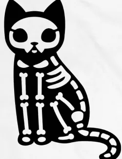 2D skeleton cat