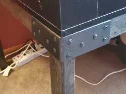 2x3 Corner Bracket for Shelving or Tables