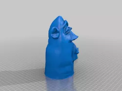 3D Scanned Priceless Head Sculpture