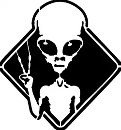 Alien stencil 2
