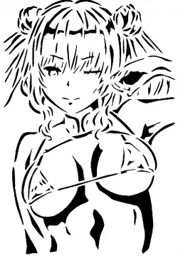 Anime beach girl 3