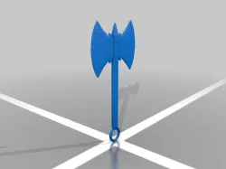 Axe keychain