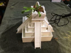 Aztec Temple Bog Planter v2
