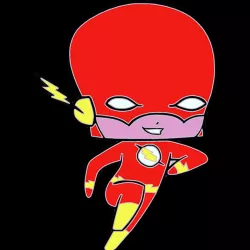 Badge chibi Flash