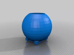 Ball Vase with Feet