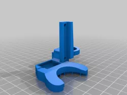 Biqu H2 Fan mount with 16mm probe and accelerometer mount