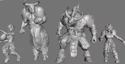 Blood Bowl Centigor Team