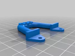 body mounts scx10  +  shock tower 
