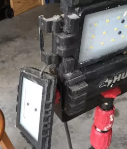 Broken Husky LCD shop light