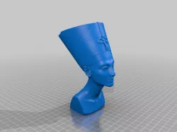 Bust of Nefertiti - Hollowed - Reduced polygons