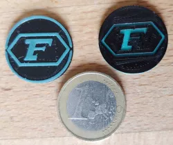 Captain Future Einkaufchips / trolley token