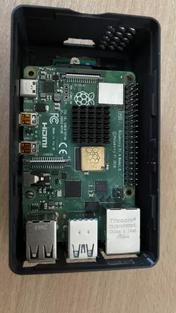 Case for Raspberry Pi 4 with M.2 SSD and 40mm Fan Remix
