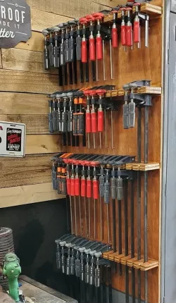 Clamp Rack Router Template