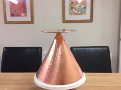 Cone disc antenna by Mike Harwood
