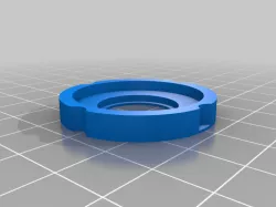 Coverslip holder (round) for 6-well microplates