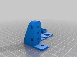 CR-10 Ender 3 BL-Touch Mount w/Strain Relief Easy Print 