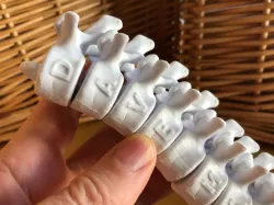 Creepy Custom Embossed Spine